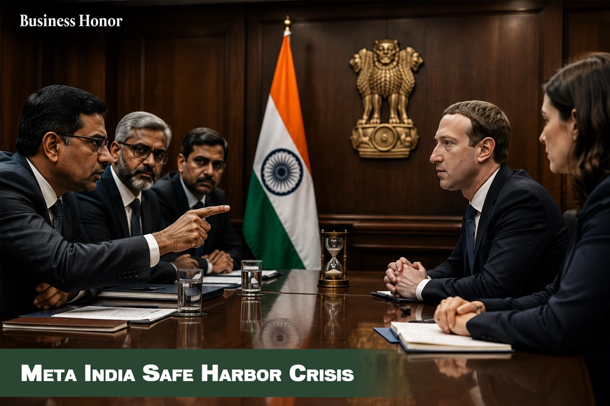  Meta India Safe Harbor Faces Collapse as India Corners Zuckerberg With 72-Hour Deadline 